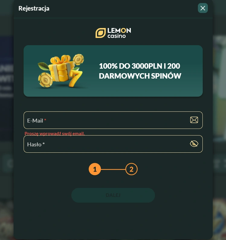 lemon login page